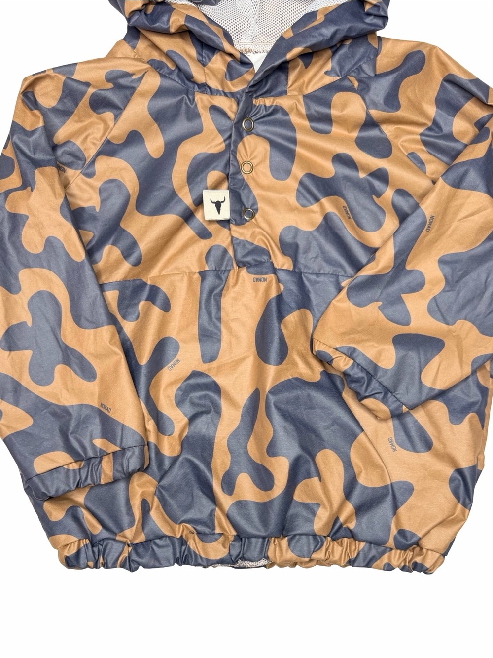 Booso Patterned Wind Breaker - Picture 2 of 6